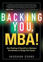 Cover of: Backing You MBA