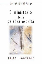 Cover of: El Ministerio de La Palabra Escrita  Ministerio Series Aeth by 