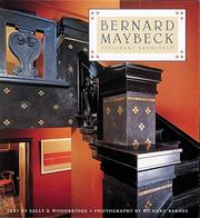 Cover of: Bernard Maybeck: visionary architect