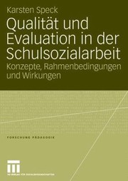 Cover of: Qualit T Und Evaluation in Der Schulsozialarbeit
            
                Forschung P Dagogik