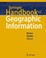 Cover of: Springer Handbook of Geographic Information