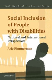 Cover of: Social Inclusion of People with Disabilities
            
                Cambridge Disability Law and Policy