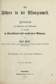 Cover of: Der Fu hrer in die Pflanzenwelt: Hu lfsbuch zur Auffindung und Bestimmung der wichtigsten in Deutschland wild wachsenden Pflanzen