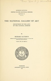 Cover of: The National Gallery of Art: Department of Fine Arts of the National Museum