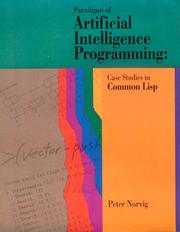 Cover of: Paradigms of Artificial Intelligence Programming by Peter Norvig