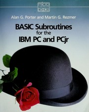 Cover of: BASIC subroutines for the IBM PC and PCjr