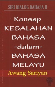 Cover of: Konsep Kesalahan Bahasa Dalam Bahasa Melayu