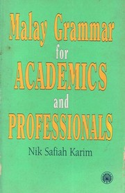Cover of: Malay grammar for academics and professionals