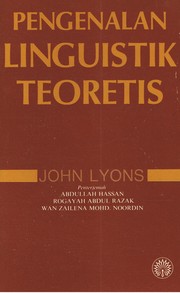 Cover of: Pengenalan Linguistik Teoretis by 
