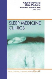 Cover of: Adult Behavioral Sleep Medicine