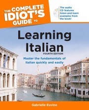 Cover of: The Complete Idiots Guide To Learning Italian