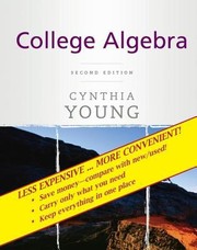 Cover of: College Algebra 2nd Edition Binder Ready Version