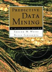 Cover of: Predictive data mining by Sholom M. Weiss