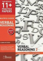 Cover of: Multiplechoice Verbal Resoning Pack 2 Verbal Resoning