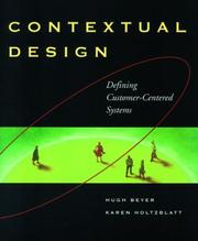 Cover of: Contextual Design by Hugh Beyer, Karen Holtzblatt