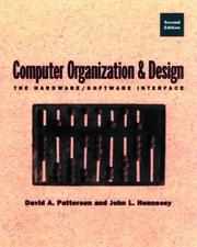 Cover of: Computer Organization and Design | David A. Patterson