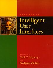 Cover of: Readings in intelligent user interfaces