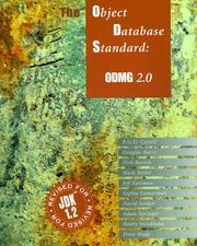 Cover of: The Object database standard by edited by R.G.G. Cattell, Douglas K. Barry ; contributors, Dirk Bartels ... [et al.].