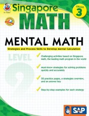 Cover of: Mental Math Strategies And Process Skills To Develop Mental Calculation by 