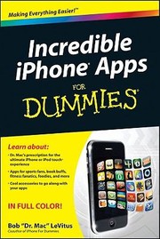 Cover of: Incredible Iphone Apps For Dummies