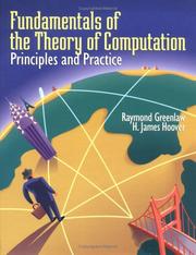 Cover of: Fundamentals of the theory of computation by Raymond Greenlaw