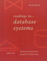 Cover of: Readings in database systems