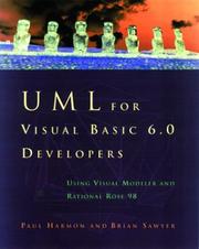 Cover of: UML for Visual Basic 6.0 developers by Harmon, Paul, Paul Harmon, Brian Sawyer, Harmon, Paul