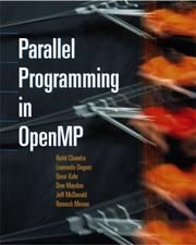 Cover of: Parallel Programming in OpenMP
