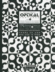 Cover of: Optical Textures Vol 1 Visual Research For Artists Graphic Designers And Stylists by 