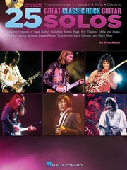 Cover of: 25 Great Classic Rock Guitar Solos