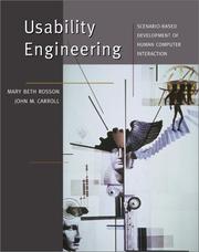 Cover of: Usability Engineering by Mary Beth Rosson, John M. Carroll