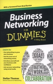 Cover of: Business Networking For Dummies by Stefan Thomas