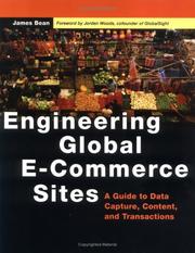 Cover of: Engineering global E-commerce sites by James Bean