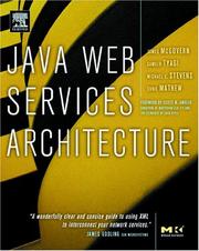Cover of: Java Web Services Architecture (The Morgan Kaufmann Series in Data Management Systems)