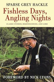 Cover of: Fishless Days Angling Nights Classic Stories Reminiscences And Lore