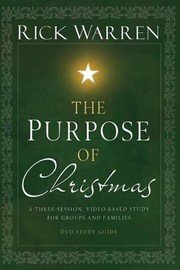 Cover of: The Purpose of Christmas DVD Study Guide
            
                Purpose of Christmas