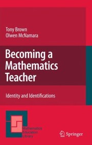 Cover of: Becoming A Mathematics Teacher