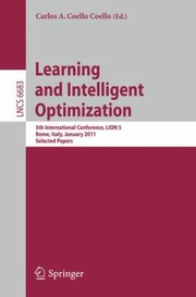 Cover of: Learning And Intelligent Optimization