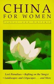 Cover of: China for Women: Travel and Culture (Feminist Press Travel Series)