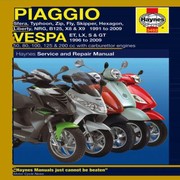 Cover of: Piaggio  Vespa Scooters with Carburettor Engines Service and Repair Manual