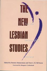 Cover of: The New Lesbian Studies by Bonnie Zimmerman, Toni A. H. McNaron