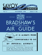 Bradshaws International Air Guide 1934 by George Bradshaw (Publisher)
