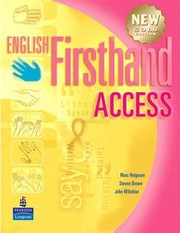 Cover of: English Firsthand