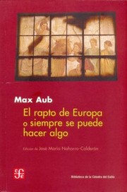 Cover of: El Rapto De Europa O Siempre Se Puede Hacer Algo