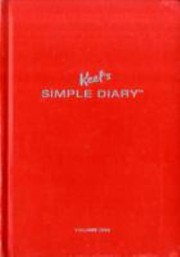 Cover of: Keels Simple Diary Volume One Red