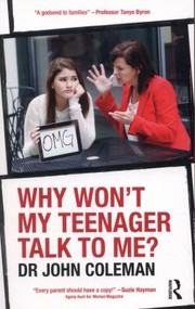 Cover of: Why Wont My Teenager Talk To Me