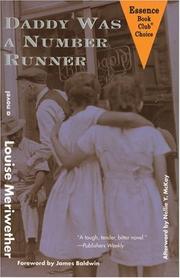 Daddy Was a Number Runner (Contemporary Classics By Women) by Louise Meriwether