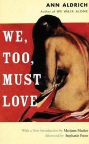 Cover of: We, Too, Must Love