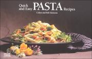 Cover of: Quick and easy pasta recipes by Coleen Simmons