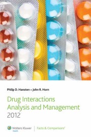 Cover of: Drug Interactions Analysis And Management 2012